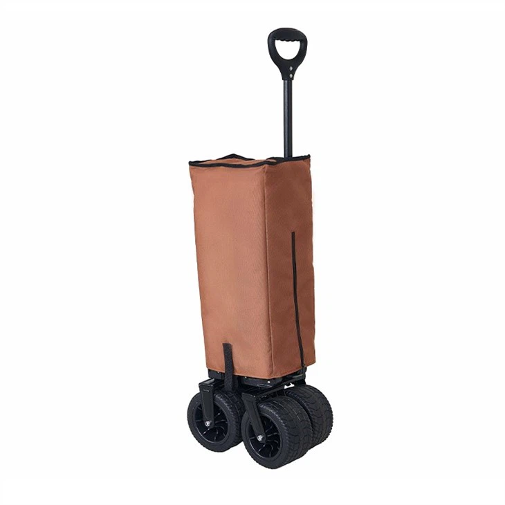 Durable Metal Frame Outdoor Folding Utility Wagon Cart