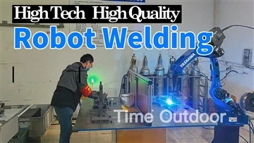 Saliekamā vagona robotu metināšana